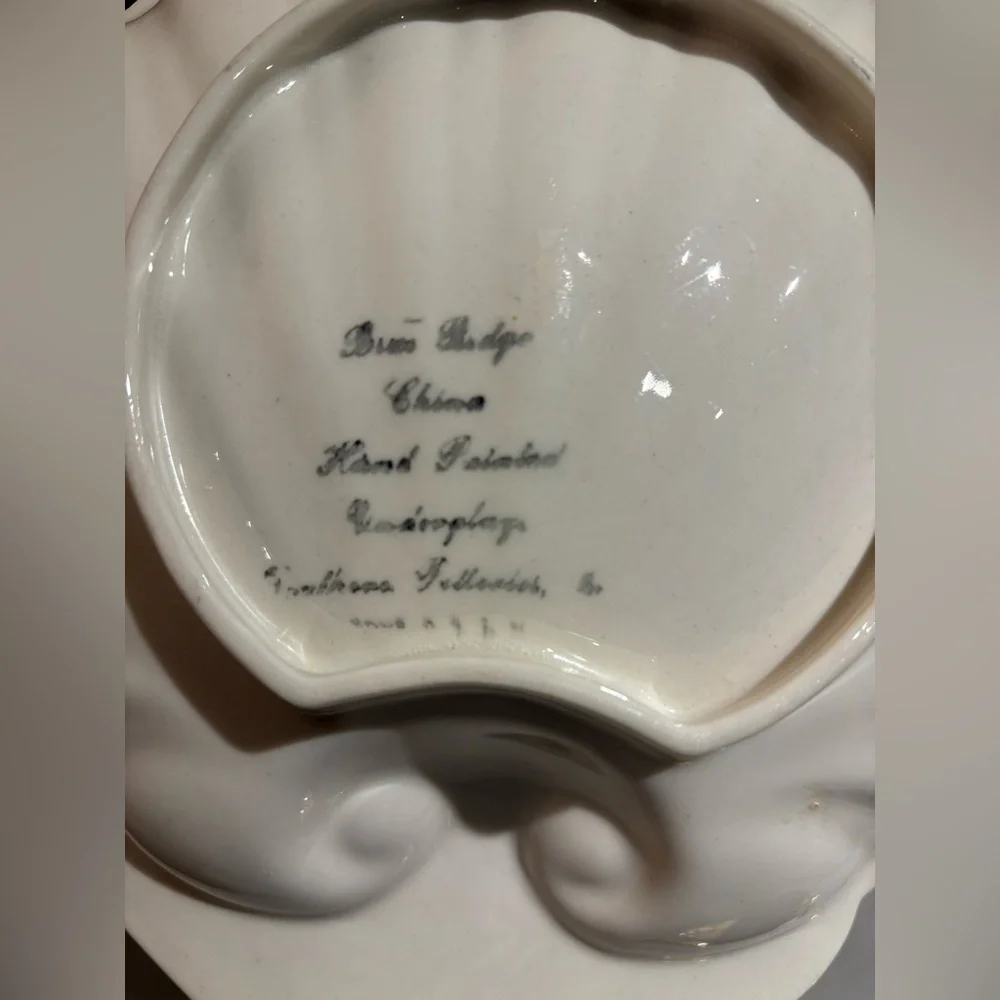 SALE Vintage 1930s-40s Blue Ridge Southern Potteries Ceramic Hand Painted floral - Picture 2 of 7